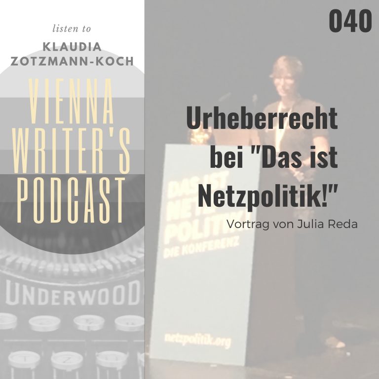 Vortrag von Julia Reda zur Urheberrechtsreform bei der "Das ist Netzpolitik" Konferenz