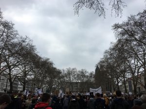 Anti-Artikel13-Demo in Köln - Menschenmenge