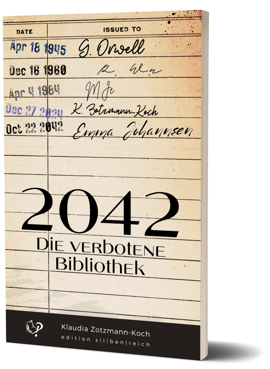 2042 – Die verbotene Bibliothek Cover Mockup